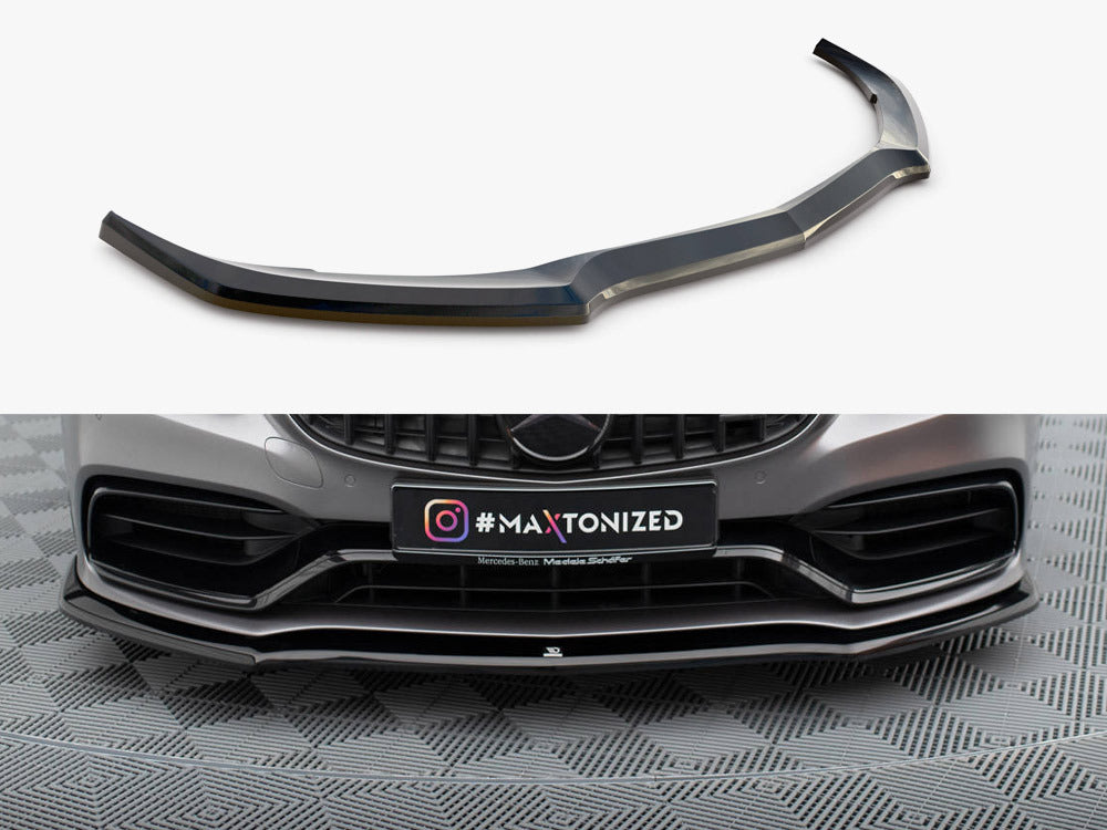 Maxton Design Front Splitter V.1 Mercedes-AMG C63 Sedan / Estate W205 Facelift