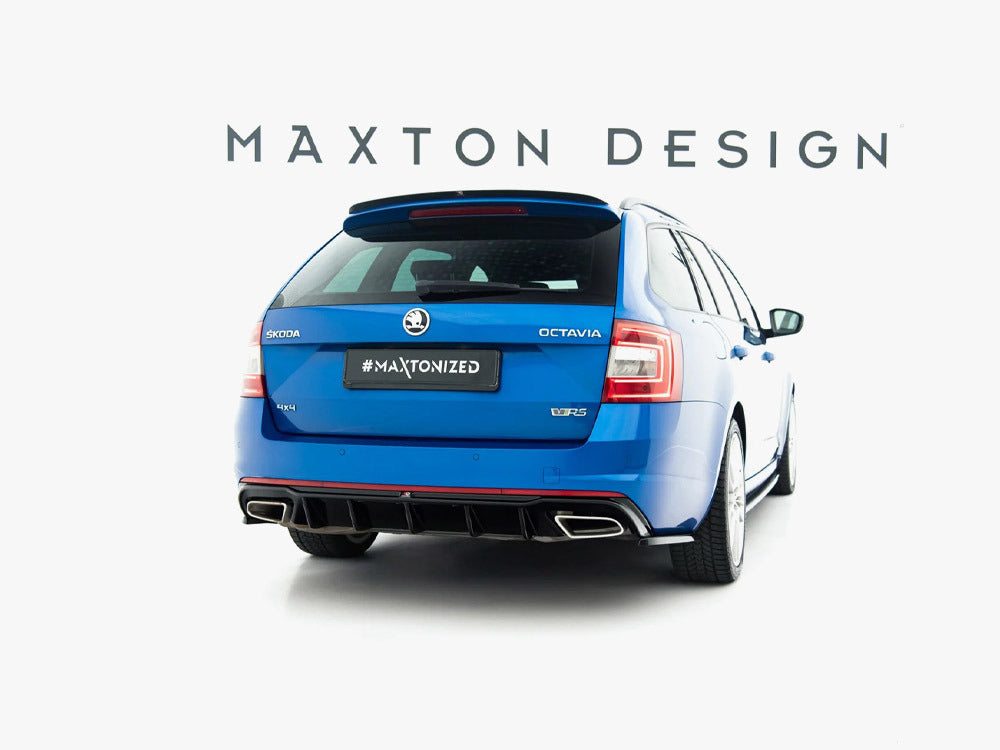 Maxton Design Rear Side Splitters V.2 Skoda Octavia RS Mk3 / Mk3 Facelift Hatchback / Estate