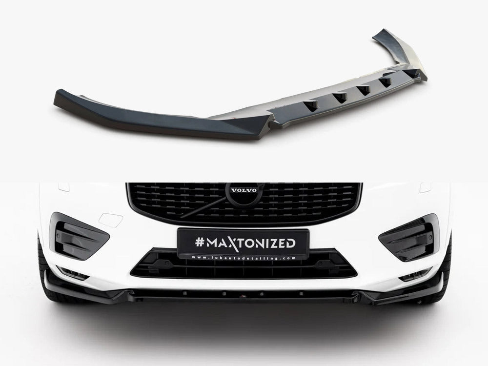 Maxton Design Front Splitter V.2 Volvo XC60 R-Design Mk2