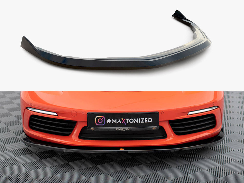 Maxton Design Front Splitter V.2 Porsche 718 Cayman 982c