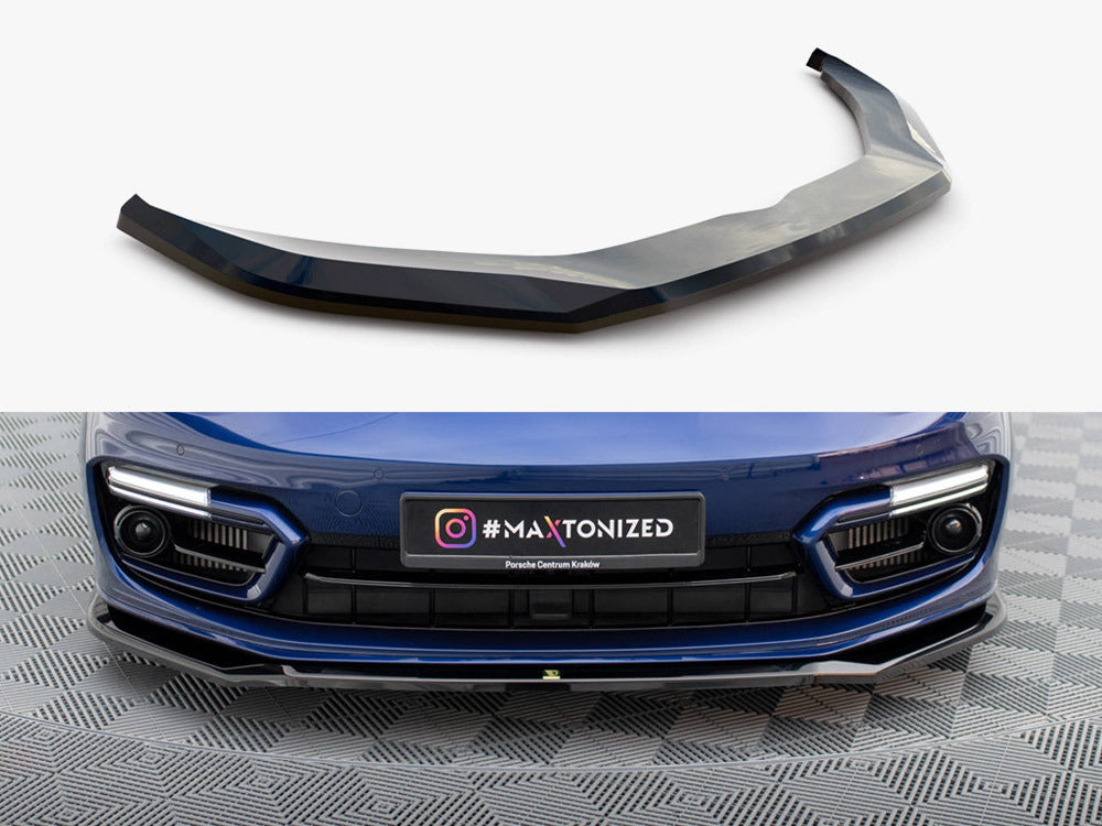 Maxton Design Front Splitter V.1 Porsche Panamera E-Hybrid 971 Facelift