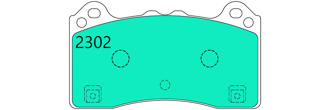 MK3 Focus RS PBS Uprated Front Brake Pads
