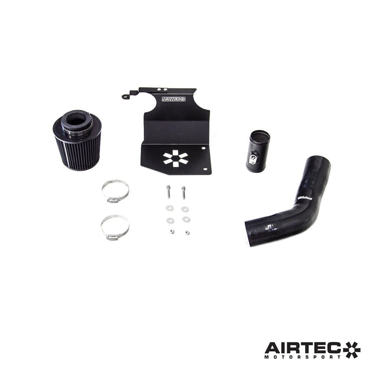 AIRTEC Motorsport induction kit for Fiesta Mk8 1.0 and ST-Line, rear turbo intake system with air filter and piping.