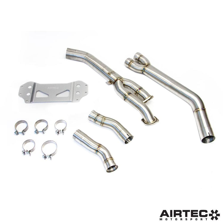 AIRTEC Motorsport 3.5” Secondary Cat Bypass for BMW G80 M3 and G82 M4 - Wayside Performance 