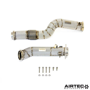 AIRTEC Motorsport Downpipe De-Cat for BMW G Series – M2, M3 & M4 - Wayside Performance 