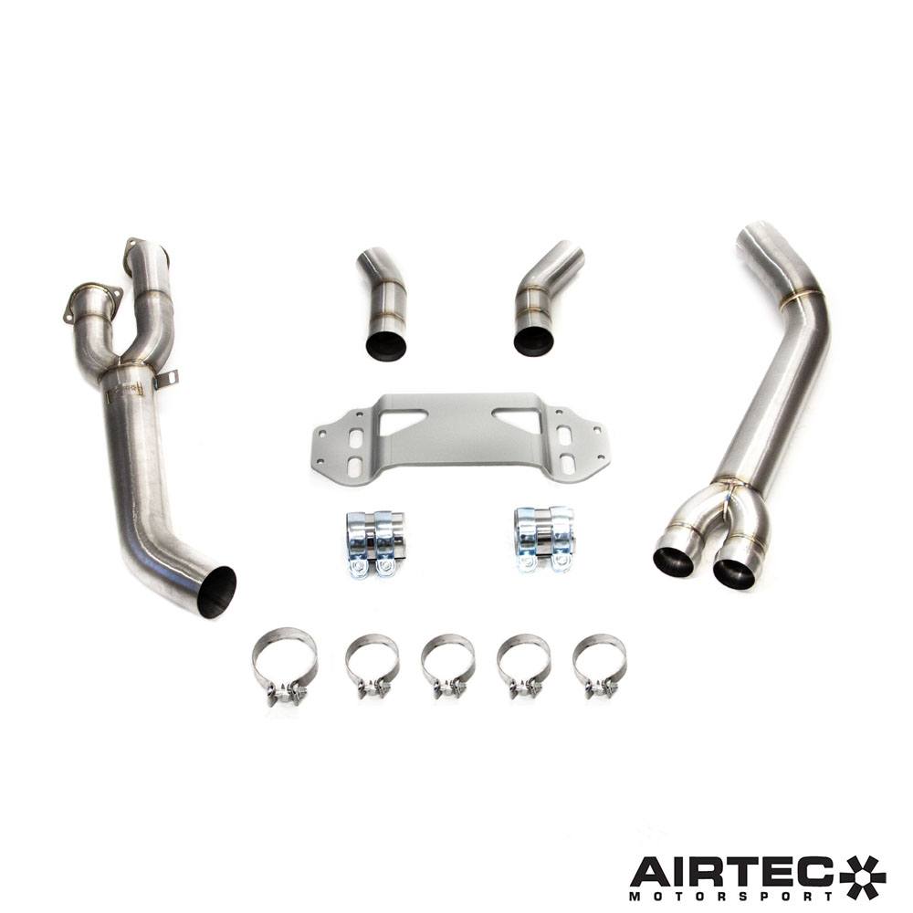 AIRTEC Motorsport 3.5” Secondary Cat Bypass for BMW G87 M2 - Wayside Performance 