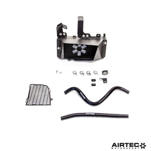 AIRTEC Motorsport gearbox oil cooler for Toyota Yaris GR Gen 2 automatic transmission, featuring compact design and durable construction.