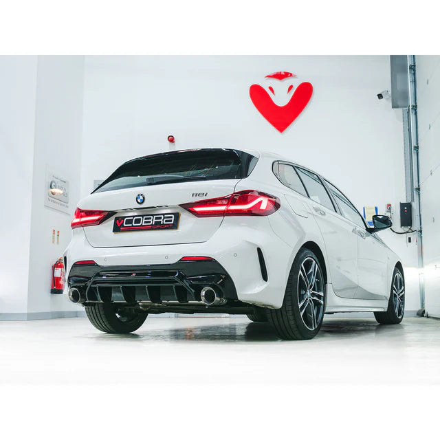BMW 118i (F40) Dual Exit Venom GPF Back Exhaust - Wayside Performance 