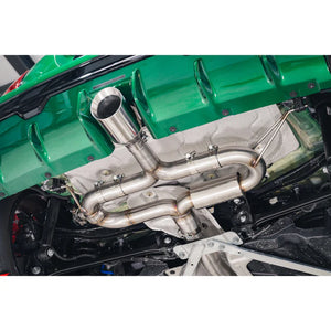 Mini (Mk4) JCW (F66/F67) Valved Secondary Cat Back Performance Exhaust - Wayside Performance 