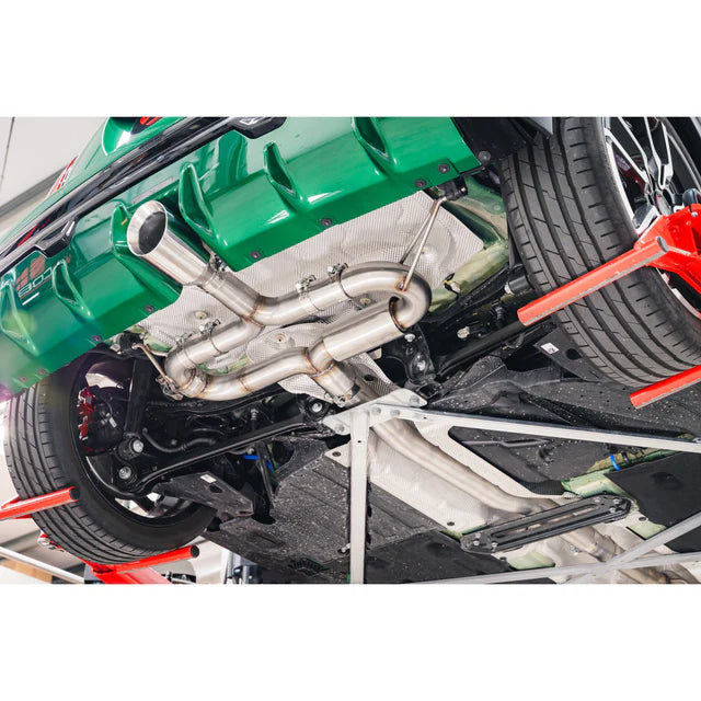 Mini (Mk4) JCW (F66/F67) Valved Secondary Cat Back Performance Exhaust - Wayside Performance 