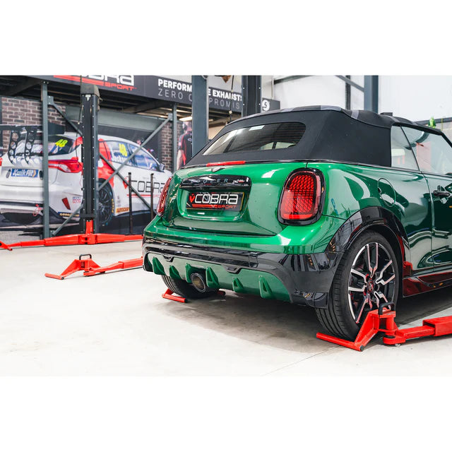 Mini (Mk4) JCW (F66/F67) Valved Secondary Cat Back Performance Exhaust - Wayside Performance 