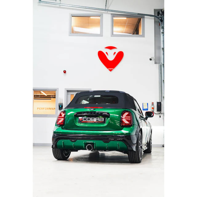 Mini (Mk4) JCW (F66/F67) Valved Secondary Cat Back Performance Exhaust - Wayside Performance 