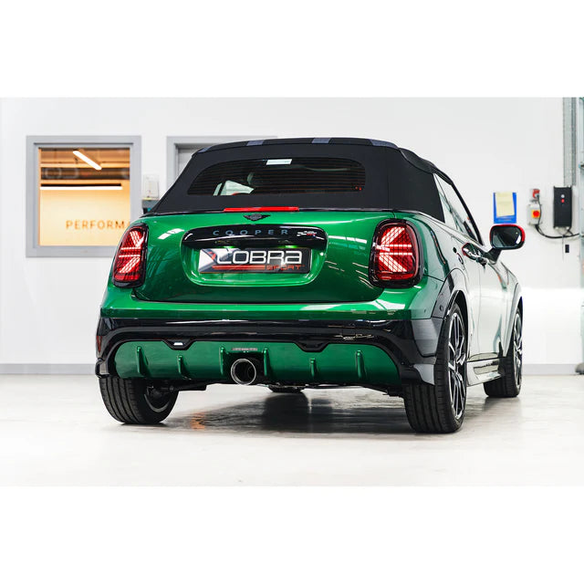 Mini (Mk4) JCW (F66/F67) Valved Secondary Cat Back Performance Exhaust - Wayside Performance 
