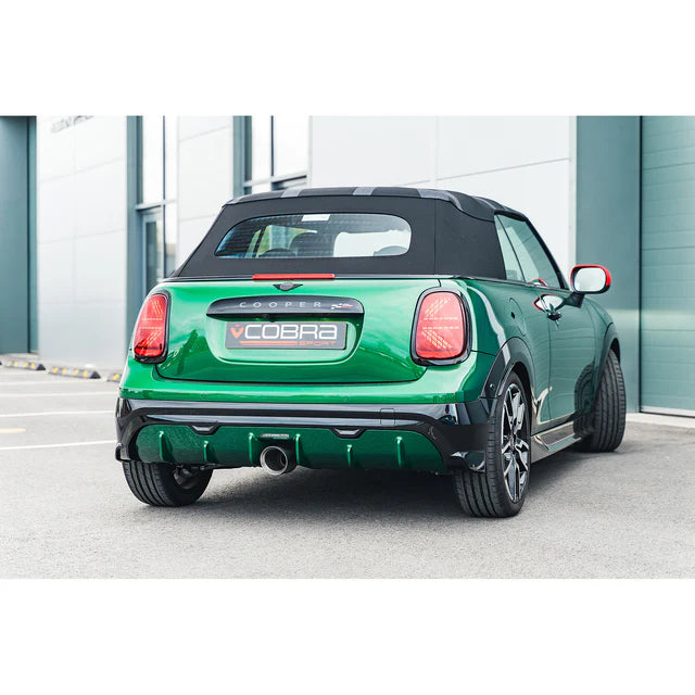Mini (Mk4) JCW (F66/F67) Valved Secondary Cat Back Performance Exhaust - Wayside Performance 