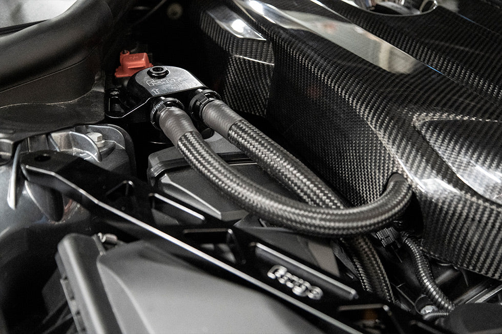 Forge Motorsport Toyota Supra Mk5 (A90) & BMW Z4 (B58) Oil Catch Can - Wayside Performance 
