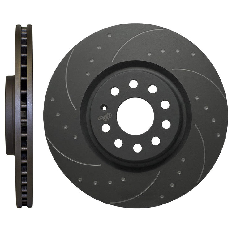 RTS Performance Brake Discs – Ford Focus RS (MK3) – 350mm – Front Fitment (RTSBD-0250F) - Wayside Performance 