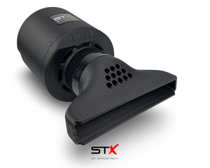 SprogTech STX EA8 enclosed intake kit for EA888 Gen 3 & 4 engines, featuring sleek body and styling elements.
