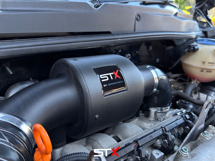 SprogTech ST-X AVY Cup enclosed intake kit for VW Lupo 1.6 GTI, showcasing the custom body and styling components.