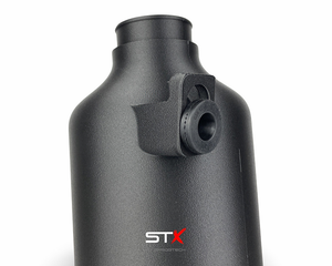 SprogTech STX EA8 Enclosed Motorsport Intake Kit for EA888 Gen 3 & 4 engines, shown installed on a vehicle's engine bay
