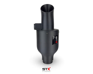 SprogTech ST-X AVY Cup enclosed intake kit for VW Lupo 1.6 GTI, showing the black molded intake enclosure and mounting components.
