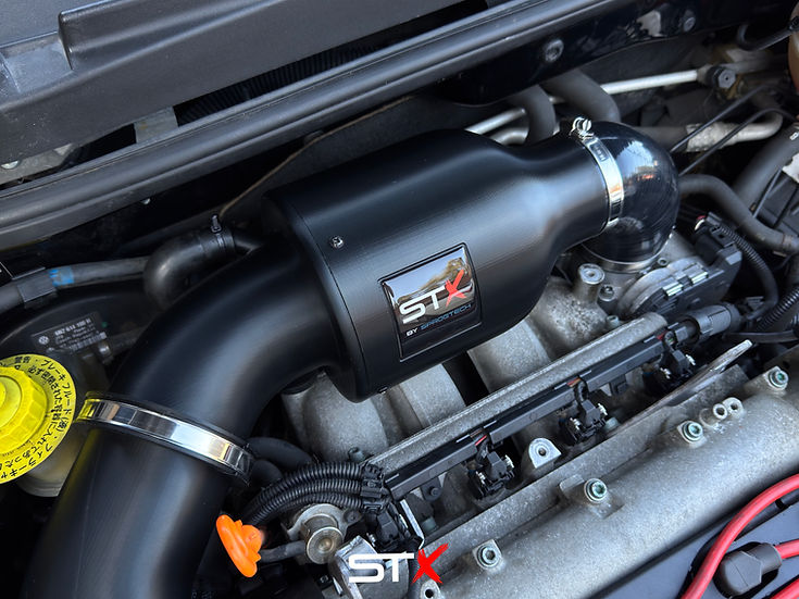 SprogTech STX AVY V2 enclosed intake kit installed on VW Lupo 1.4, 1.4S, 1.6 GTI for improved engine performance and styling