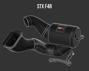 SprogTech STX F4R enclosed intake kit installed on a Clio RS197 & RS200, featuring sleek body and styling enhancements by Sprogley Motorsport.