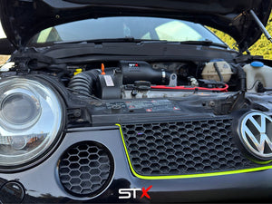 SprogTech ST-X AVY Cup enclosed intake kit installed on a VW Lupo 1.6 GTI, showcasing the body and styling enhancement.