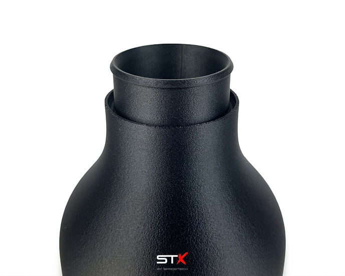 SprogTech STX TU5 enclosed intake kit for Peugeot 106 and Citroen Saxo, featured on a vehicle engine bay.