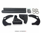 Sprogley Motorsport brake cooling kit with lower control arms for MQB and MQB EVO vehicles, featuring cooling ducts and mounting components.