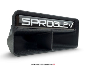 Sprogley Motorsport Brake Cooling Kit for MQB and MQB EVO, featuring cooling ducts and brackets for lower control arm installation.