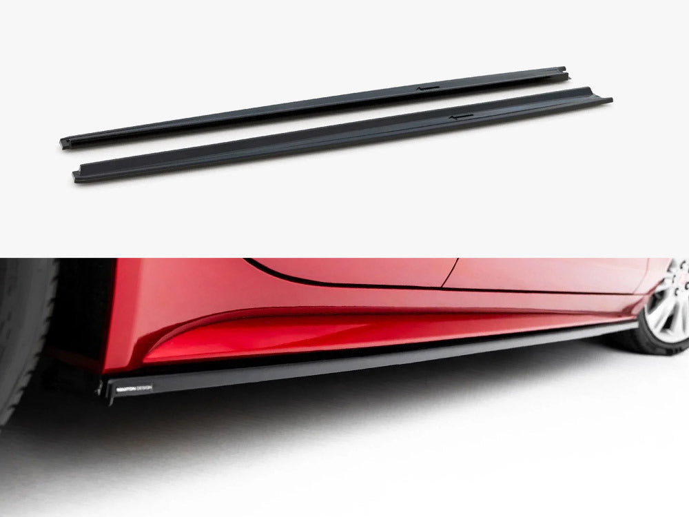 Maxton Design Side Skirts Diffusers Jaguar XE R-Dynamic X760 Facelift