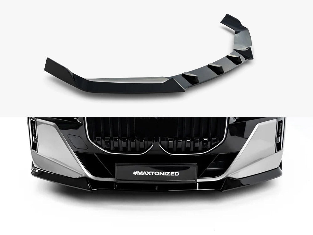 Maxton Design Front Splitter V.4 compatible with BMW 7 M-Pack / M760e / i7 M-Pack G70
