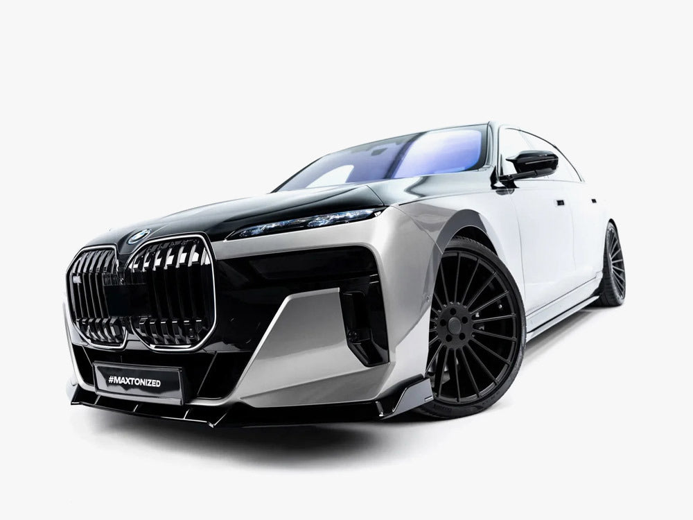 Maxton Design Front Splitter V.4 compatible with BMW 7 M-Pack / M760e / i7 M-Pack G70