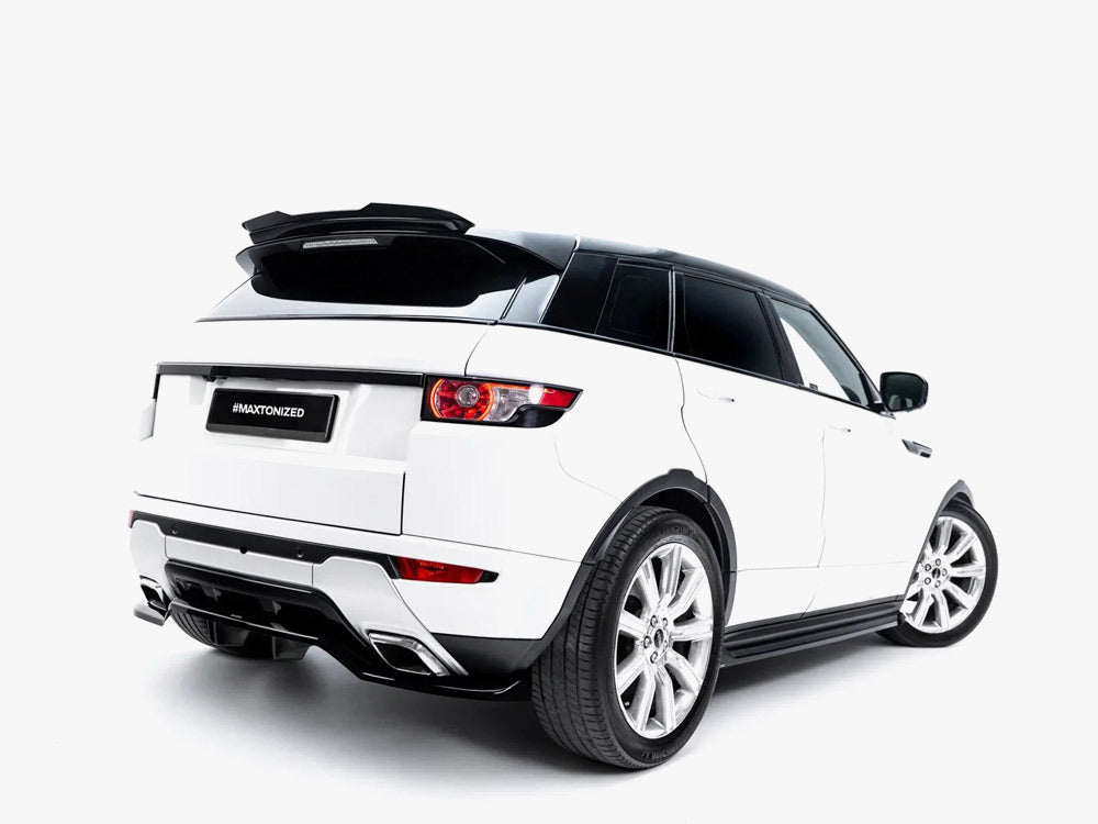 Maxton Design Rear Splitter (With Vertical Bars) compatible with Land Rover Range Rover Evoque Mk1