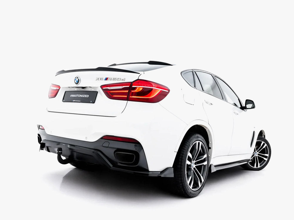 Maxton Design Rear Splitter (Vertical Bars) BMW X6 M-Pack F16