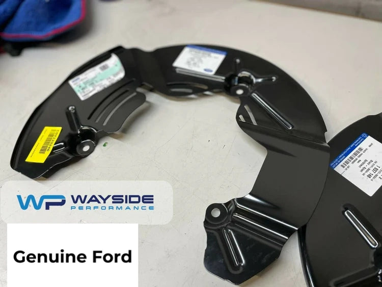 MK3 Ford Focus RS front brake backing plates Genuine Ford - Pair - Wayside Performance 