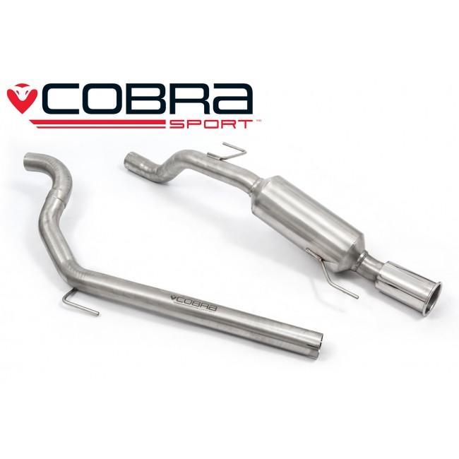 Cobra Sport Vauxhall Corsa D 1.6 SRI (10-14) Cat Back Performance Exhaust - Wayside Performance 