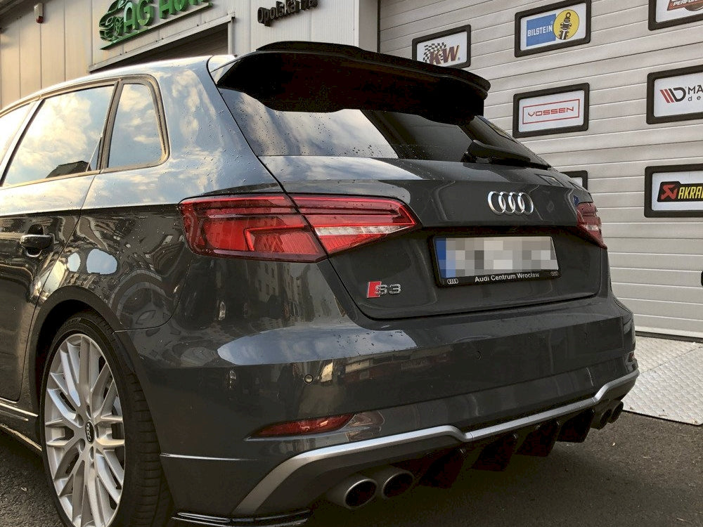 Maxton Design Rear Side Splitters Audi S3 8v Facelift Sportback (2017-2020) - Wayside Performance 