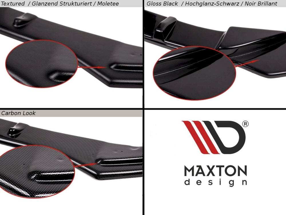 Front Splitter V.2 + Flaps Vw Golf 8 Gti / R-line - Wayside Performance 