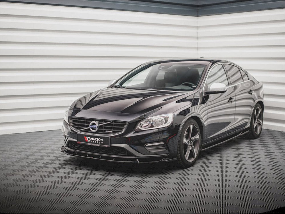 Front Splitter V1 Volvo S60 R-design MK2 (2014-2018) - Wayside Performance 
