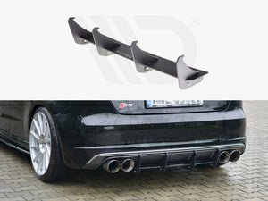 Maxton Design Rear Diffuser Audi S3 / A3 S-line 8v Hatchback / Sportback (2012-2016) - Wayside Performance 
