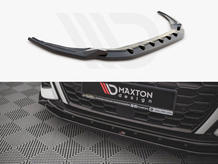 Maxton Design Front Splitter V.2 Audi S3 / A3 S-line 8y (2020-) - Wayside Performance 