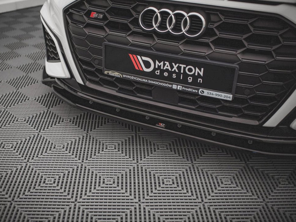 Maxton Design Front Splitter V.2 Audi S3 / A3 S-line 8y (2020-) - Wayside Performance 