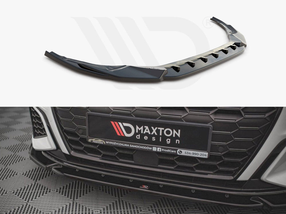Maxton Design Front Splitter V.3 Audi S3 / A3 S-line 8y (2020-) - Wayside Performance 