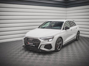 Maxton Design Front Splitter V.3 Audi S3 / A3 S-line 8y (2020-) - Wayside Performance 