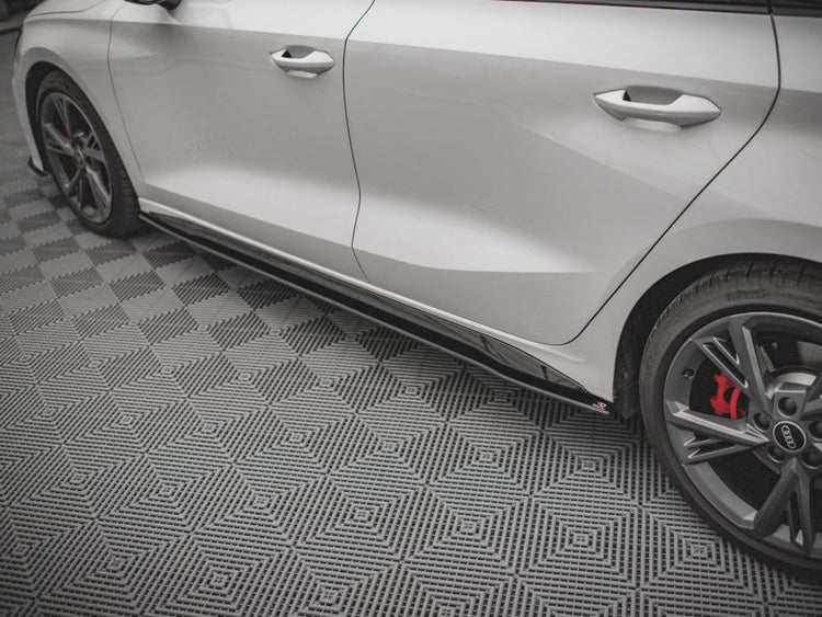 Maxton Design Street Pro Side Skirts Diffusers Audi S3 / A3 S-line 8y (2020-) - Wayside Performance 