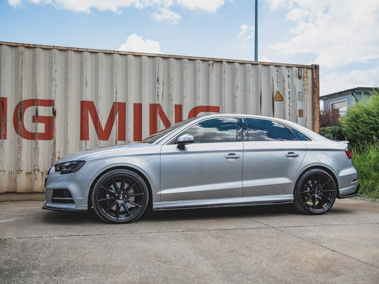 Maxton Design Side Skirts Diffusers V.2 Audi S3 Sedan 8v Facelift (2016-2020) - Wayside Performance 