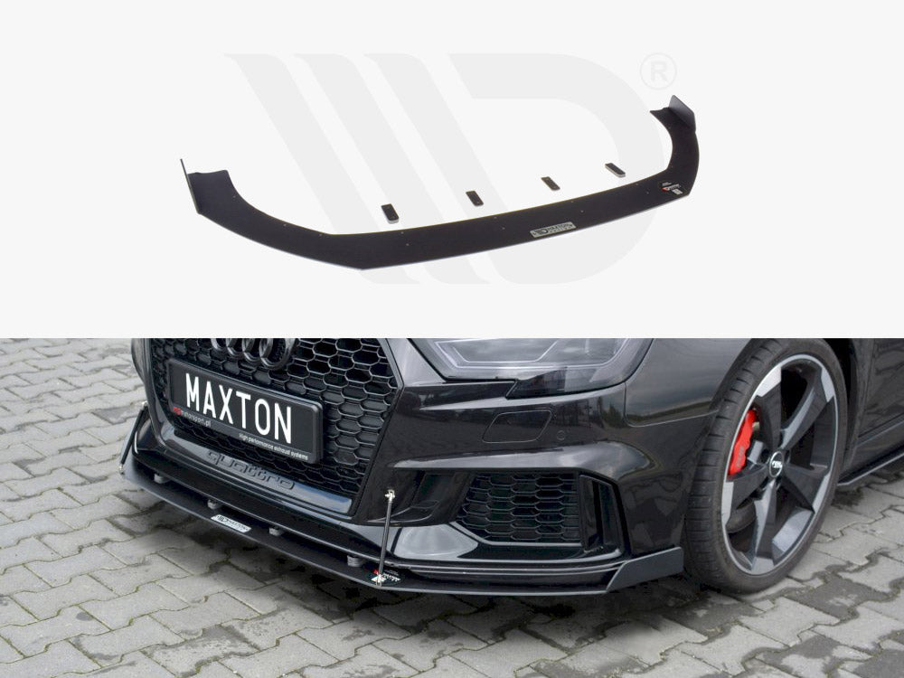 Maxton Design Front Racing Splitter V.2 Audi Rs3 8v Facelift Sportback (2017-20) - Wayside Performance 