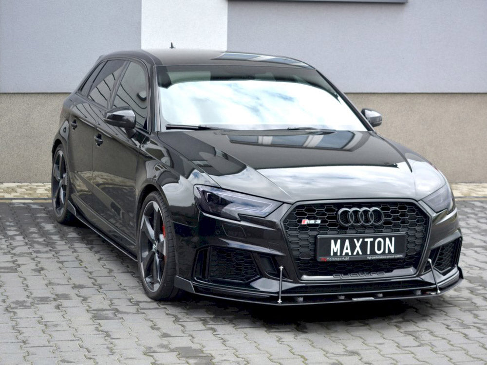 Maxton Design Front Racing Splitter V.2 Audi Rs3 8v Facelift Sportback (2017-20) - Wayside Performance 