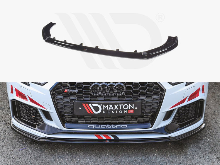 Maxton Design Front Splitter V.2 Audi Rs3 8v Facelift Sportback (2017-2020) - Wayside Performance 